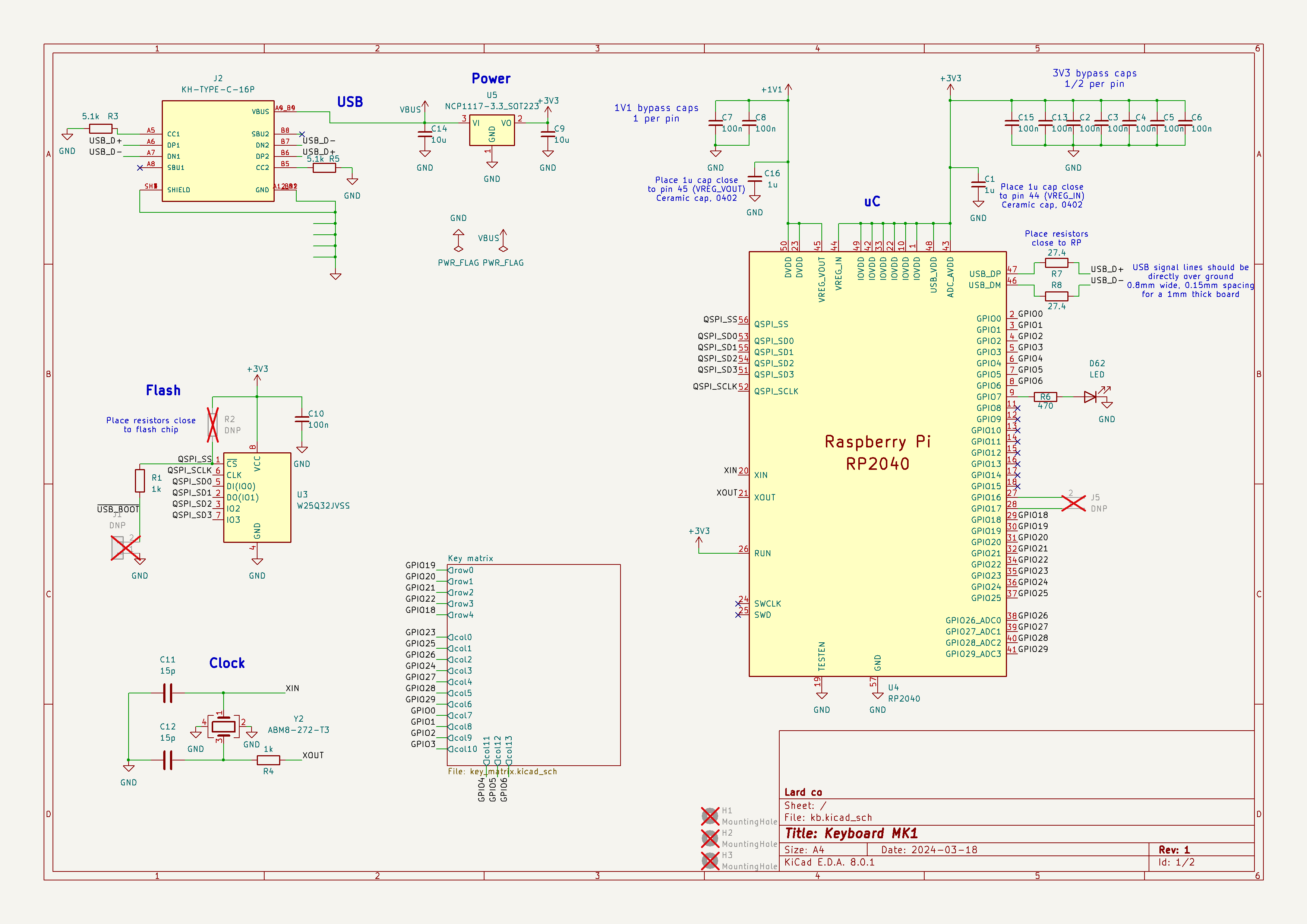 Preview of the schematic in KiCad
