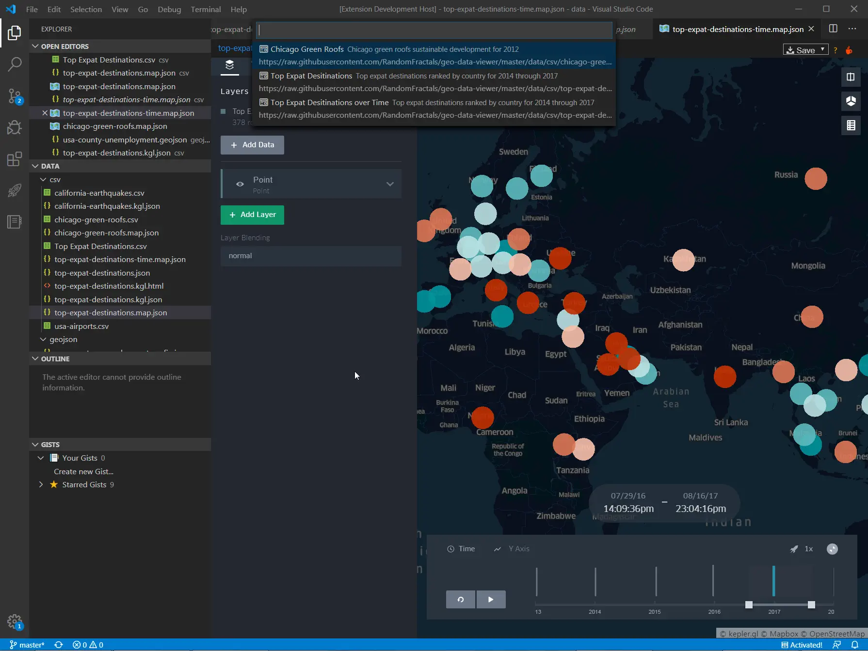 Geo Data Viewer Map Gallery
