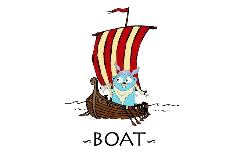 Gopher on a boat
