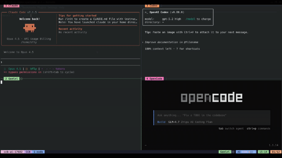 Any-terminal collaboration demo