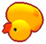 duck-outline-thin-3-pixels