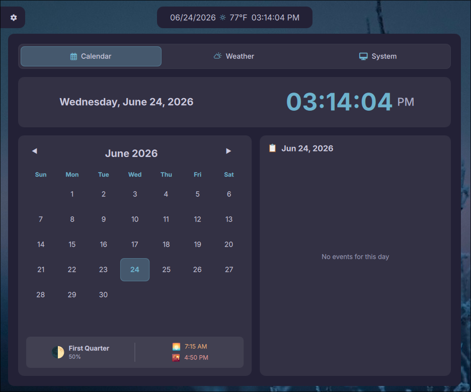 Calendar
