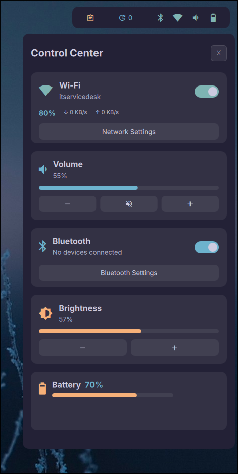Control Center
