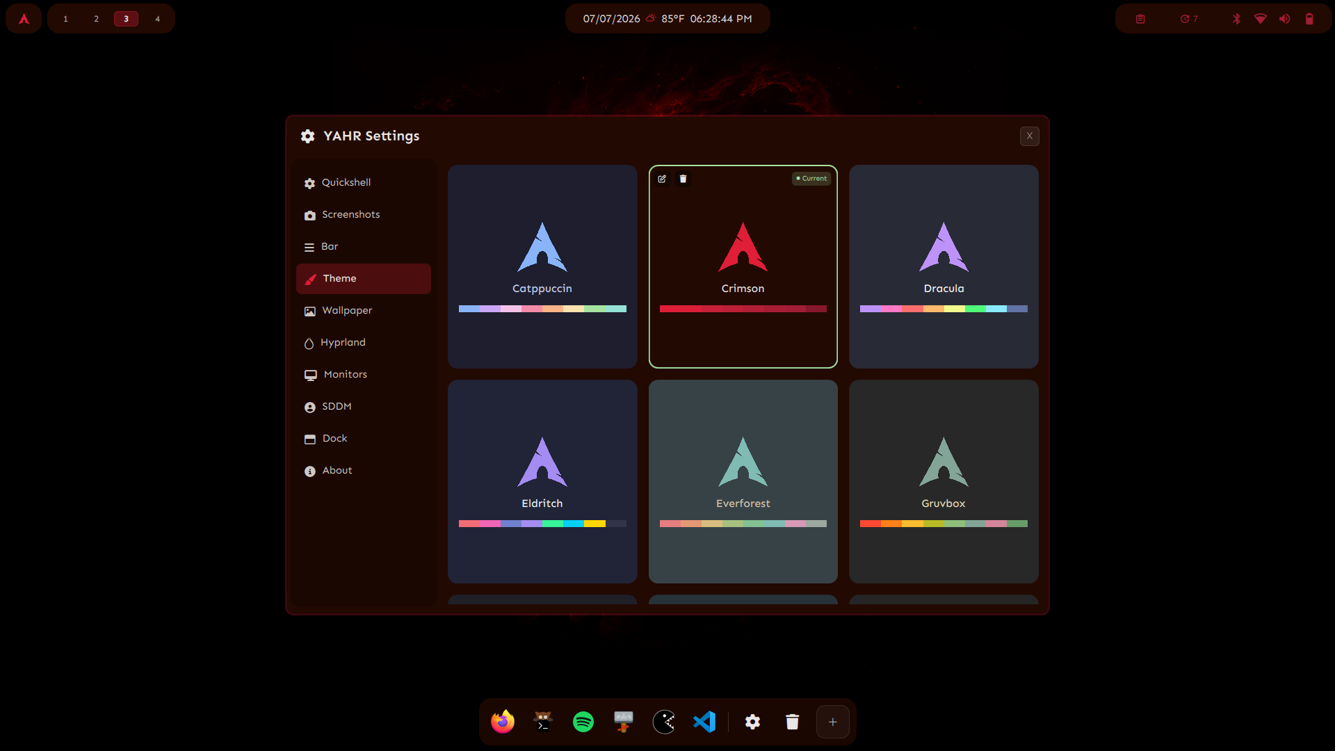 Custom theme grid card