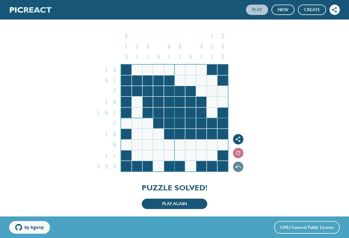 Solved puzzle