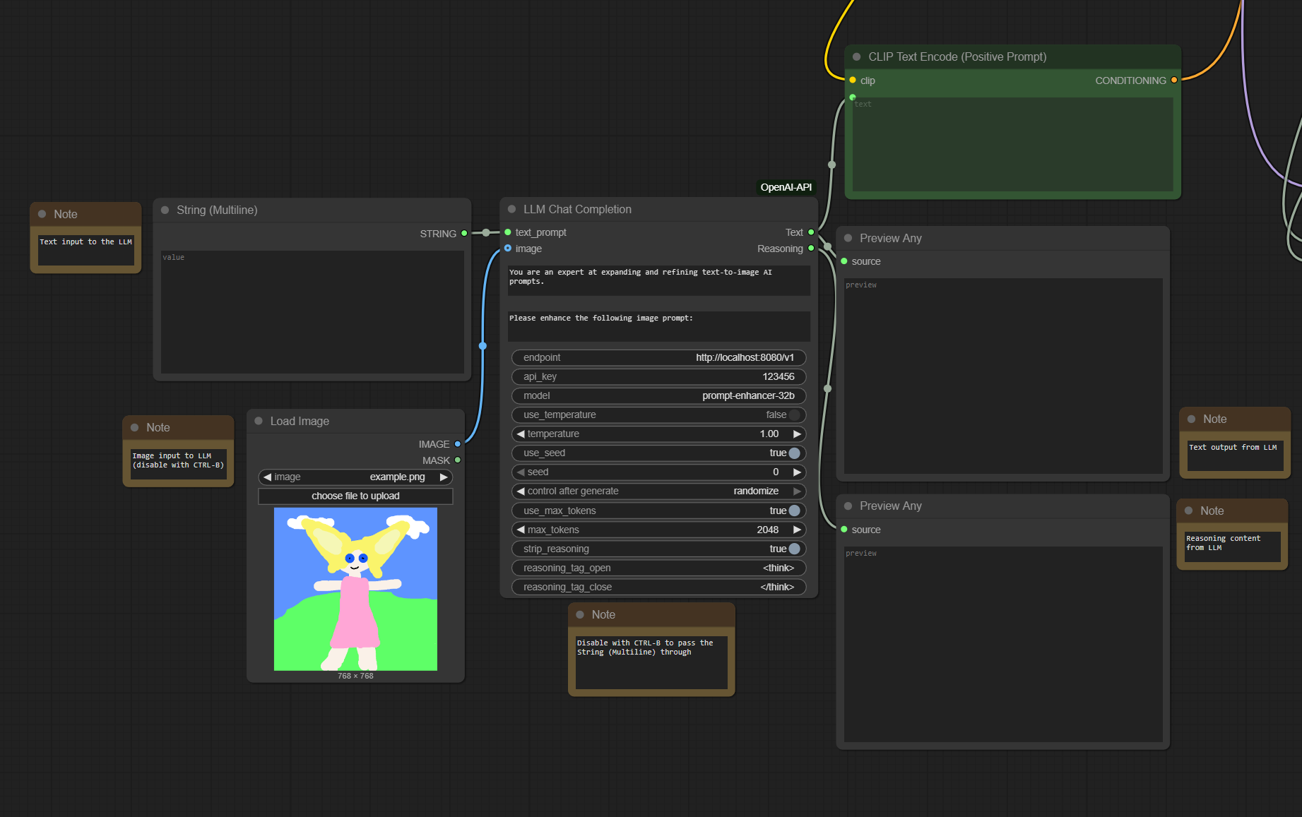 Basic usage example (before)