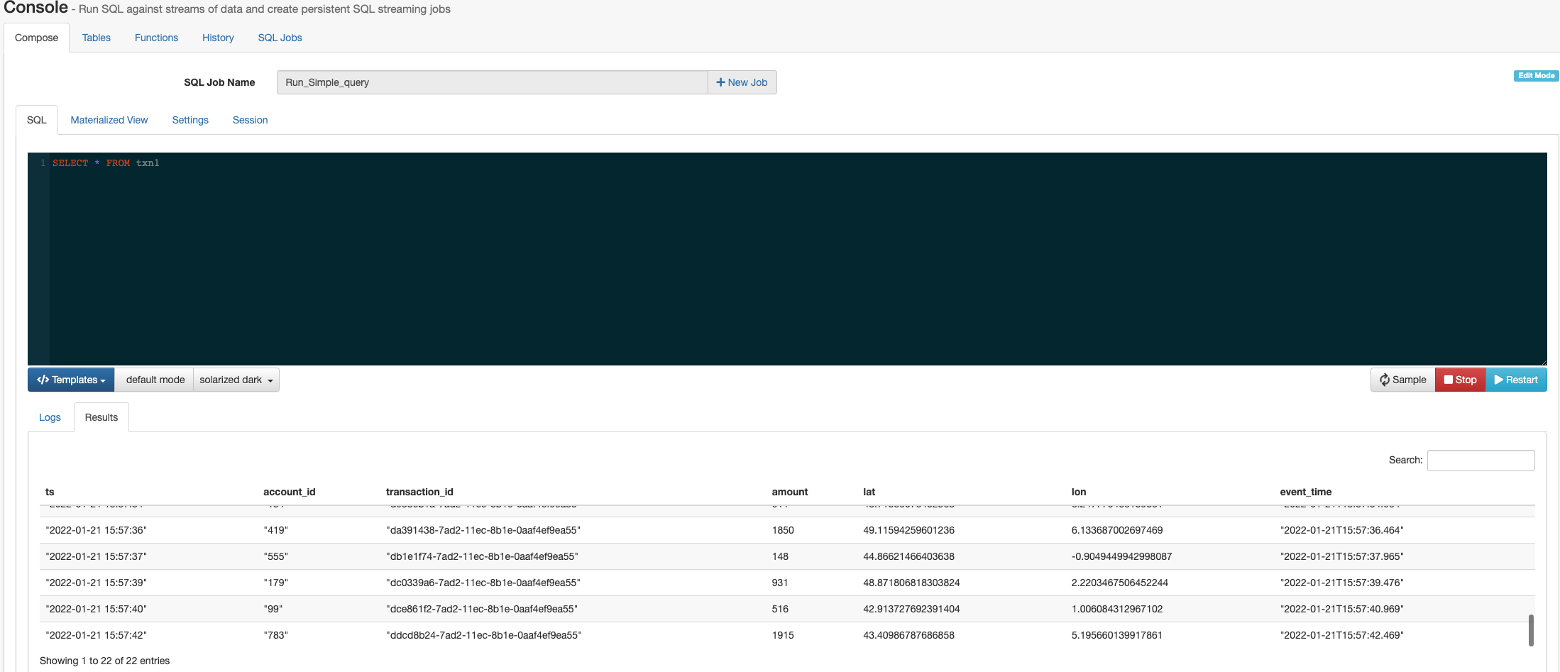 13 SSB Simple Select Query