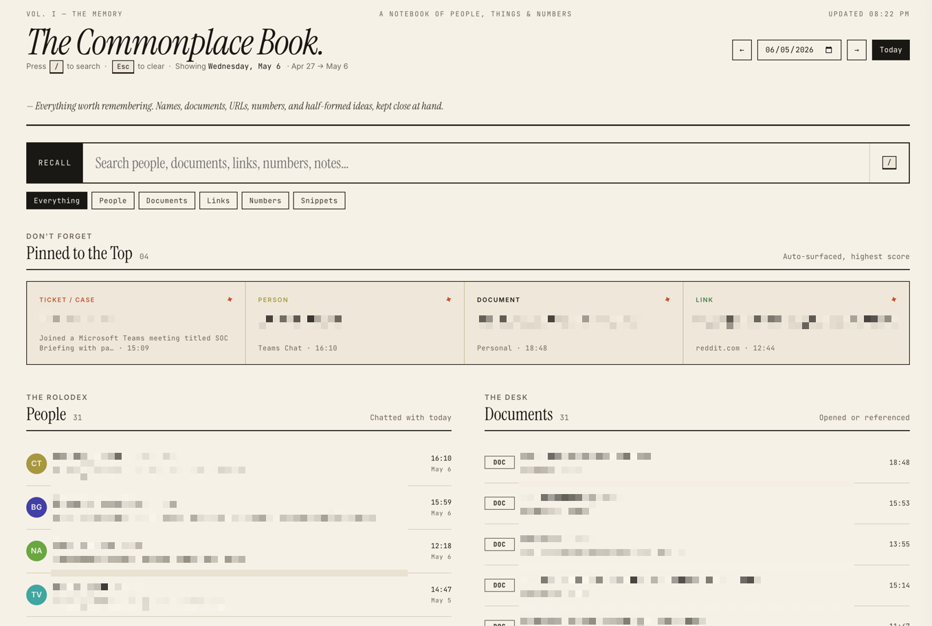 Commonplace Book