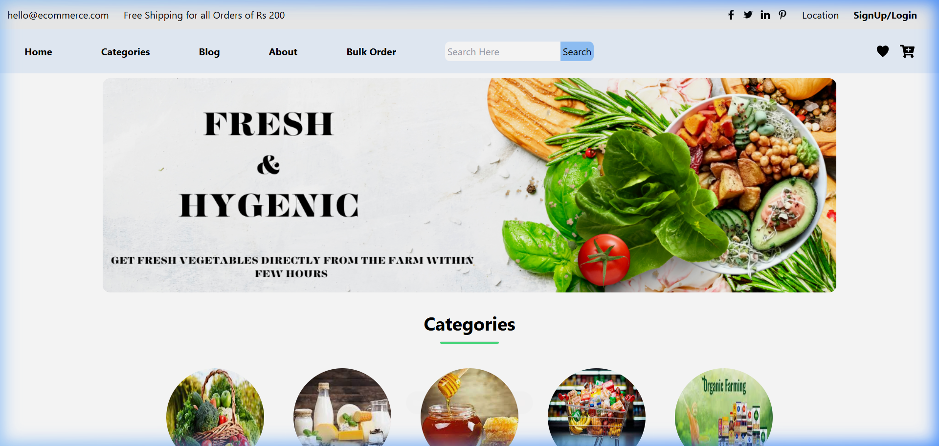 grocery-ecommerce-react-template 网站模板截图