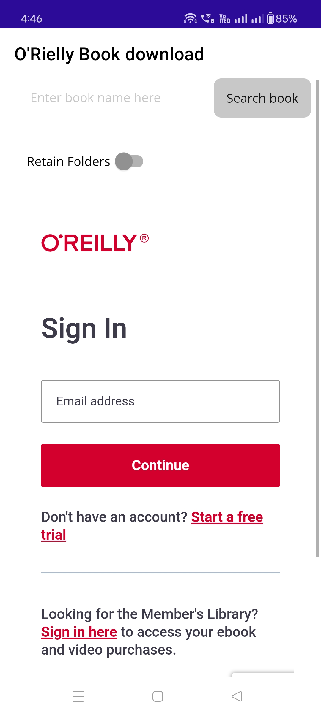 Login Page