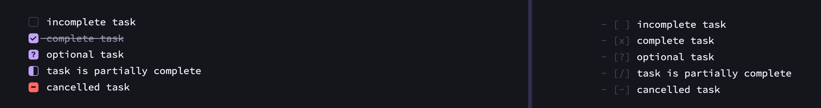 checkboxes preview