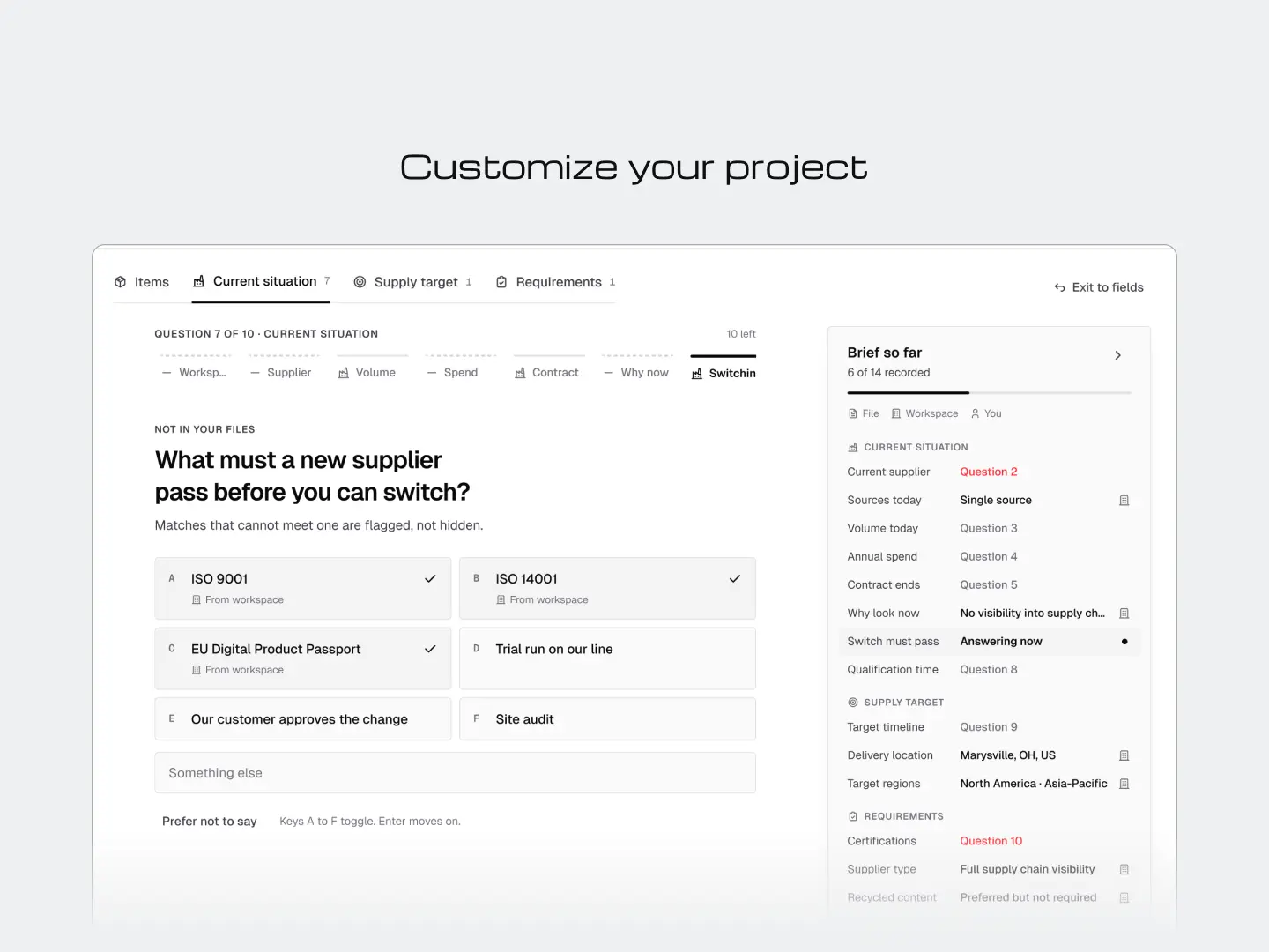 Material Intelligence SAAS