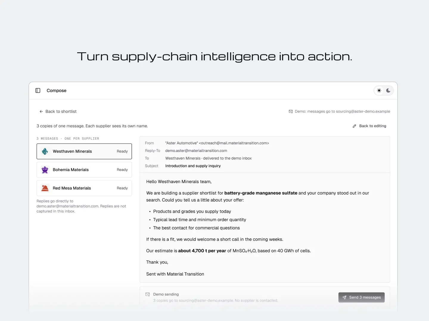 Material Intelligence SAAS
