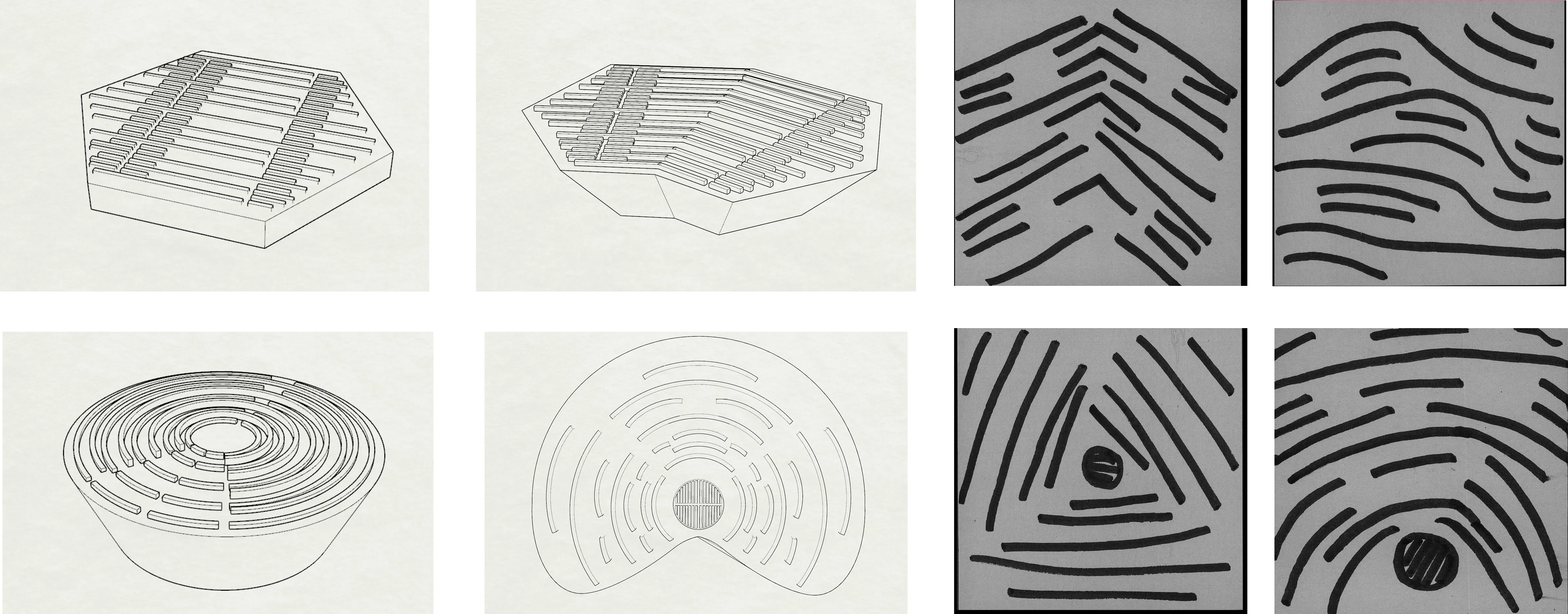 Form sketches and tactile surface studies