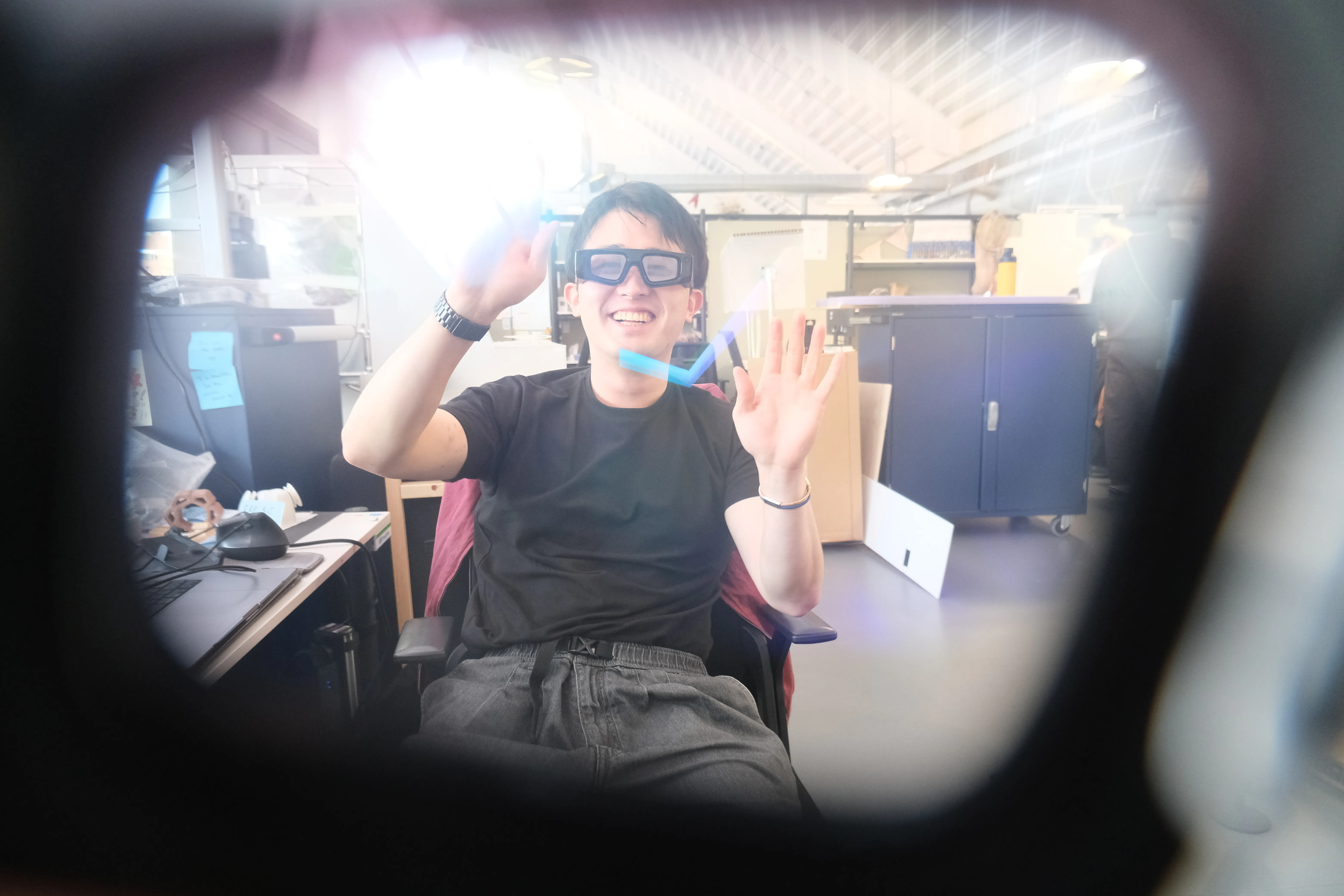 Tether AR - view through Snap Spectacles