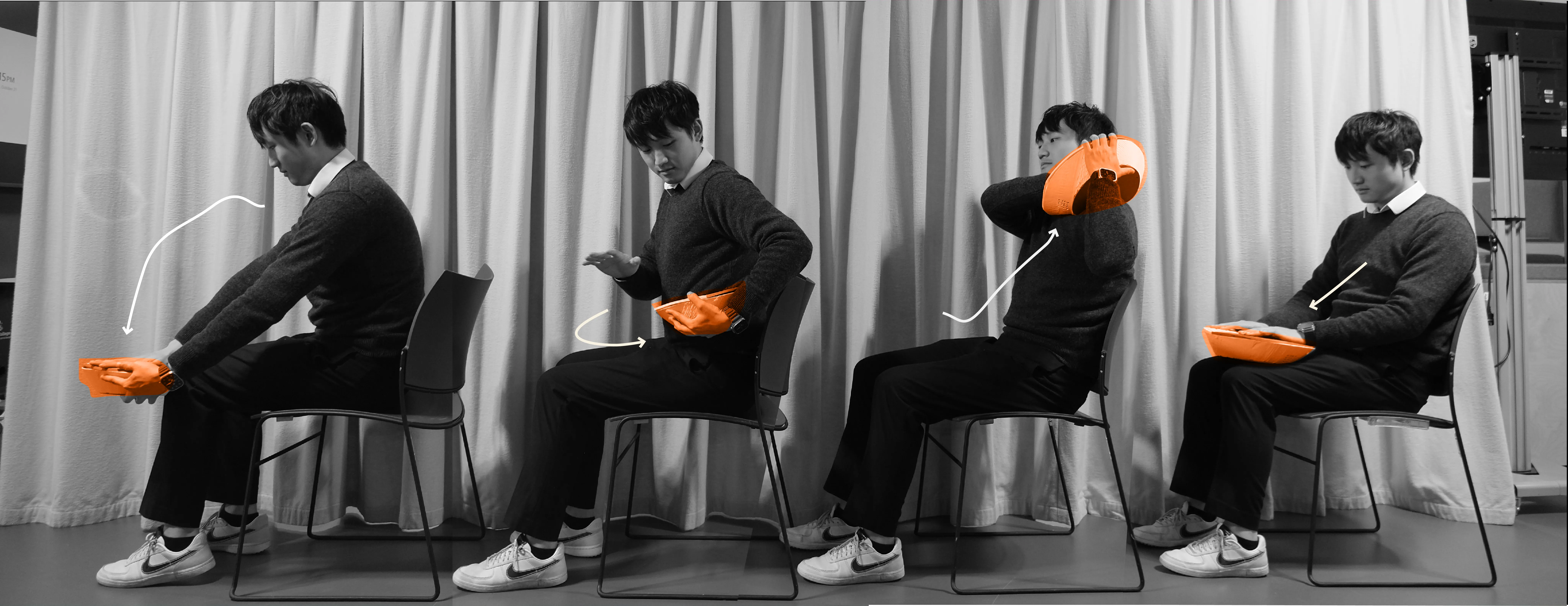 Interaction study - four playing positions