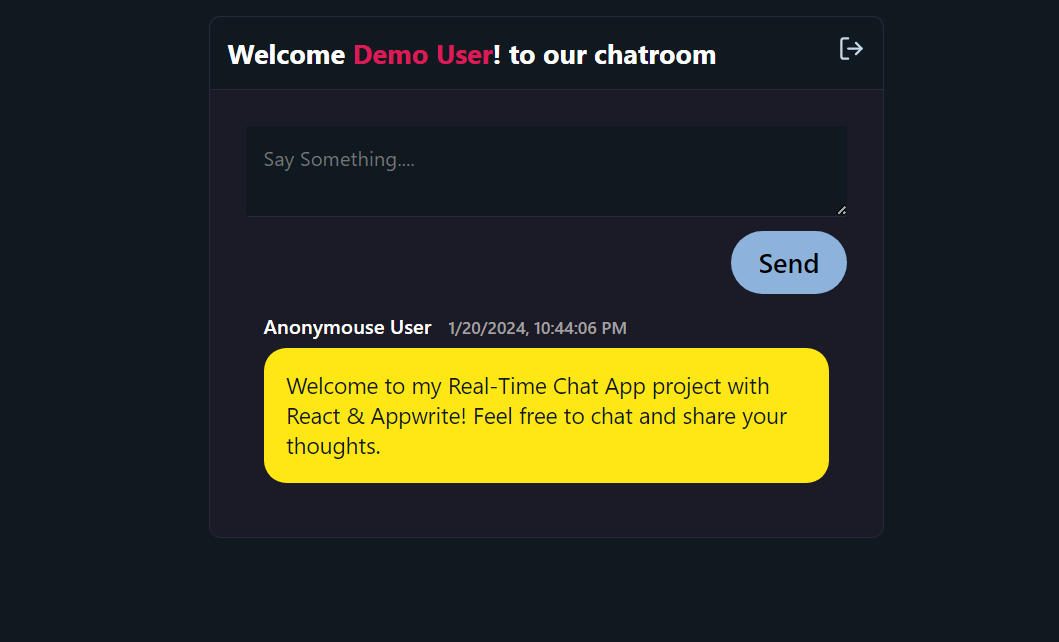 Chatroom Page