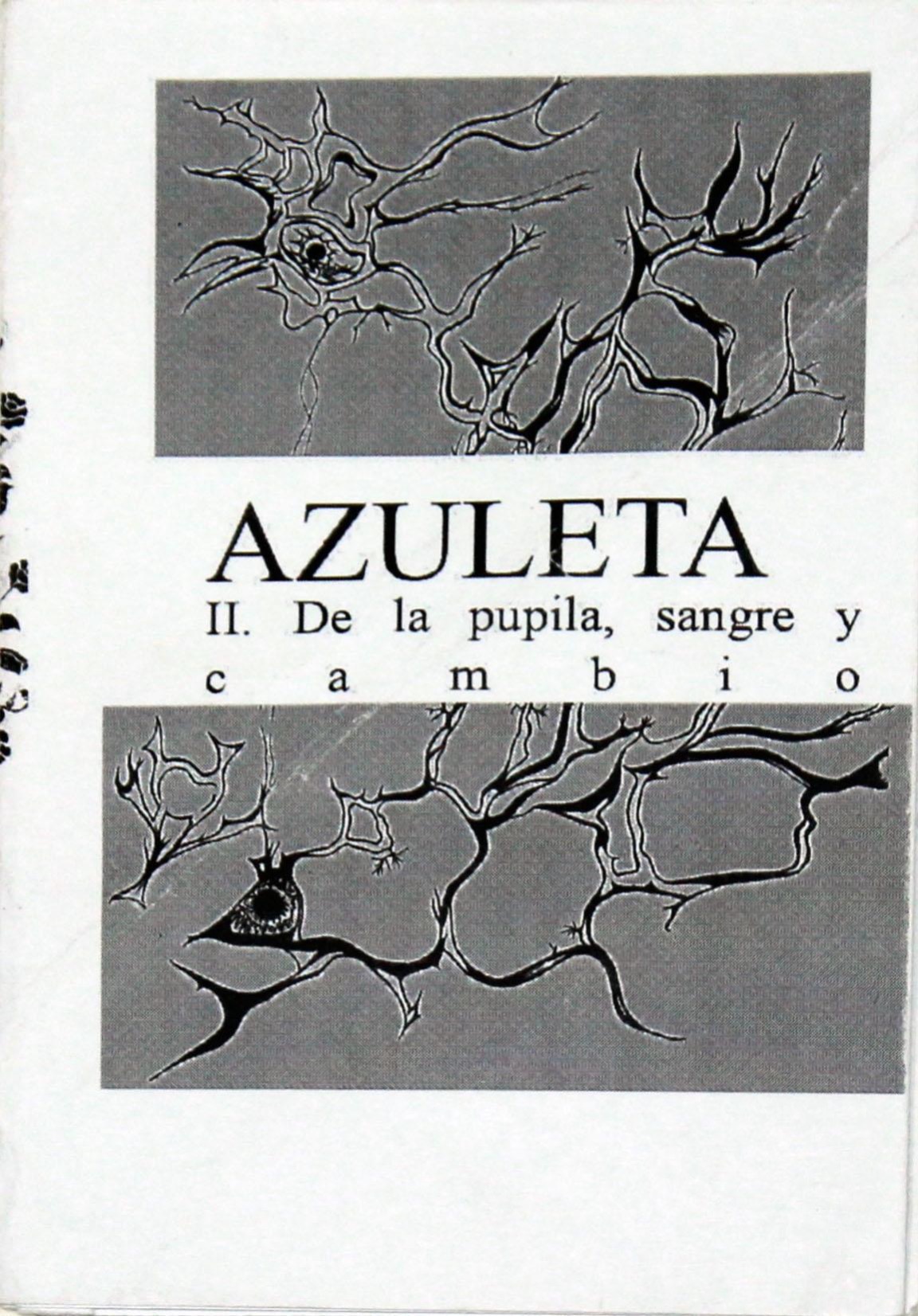 Portada de AZULETA. II. De la pupila, sangre y cambio
