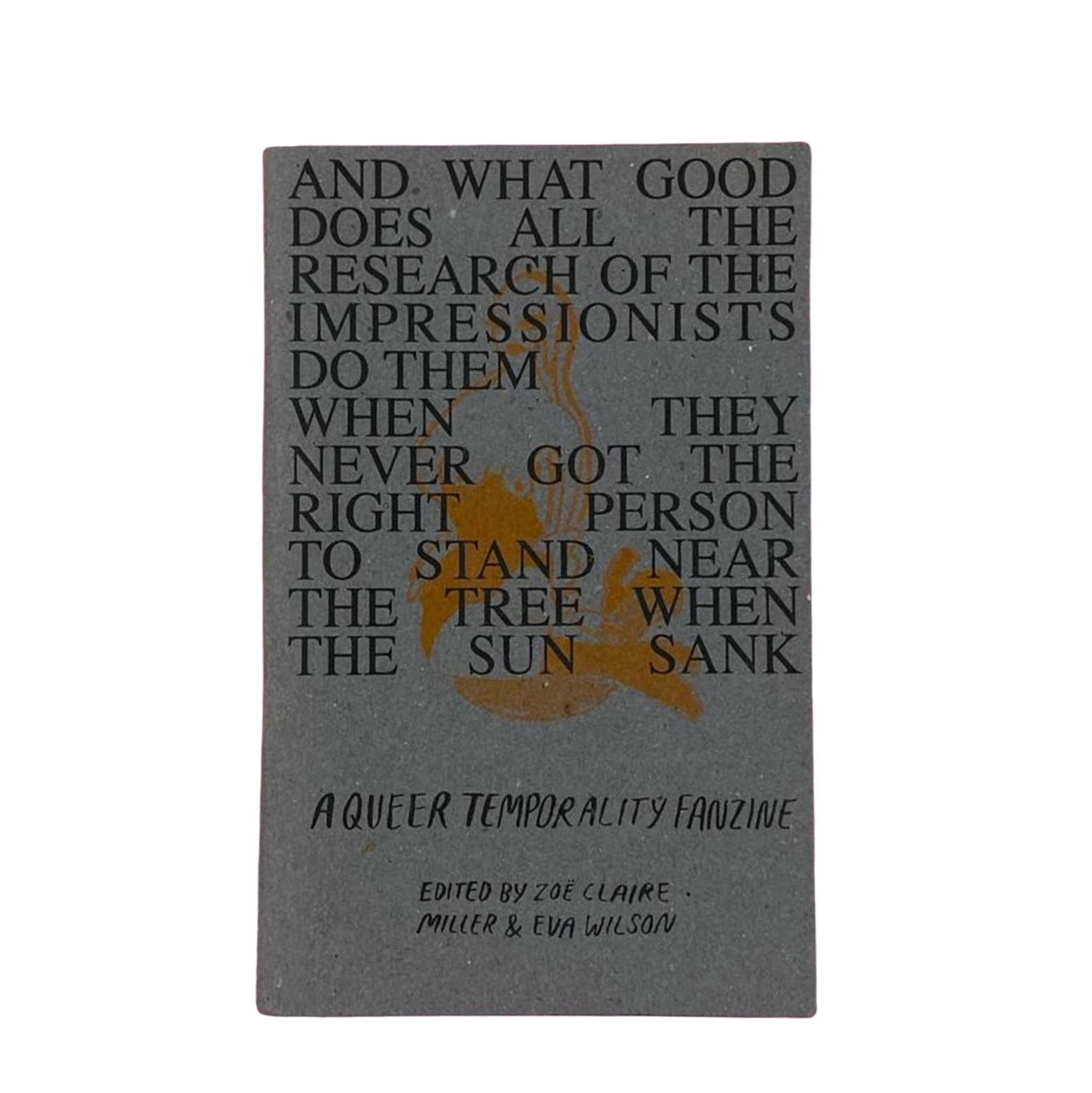 Portada de A queer temporality fanzine