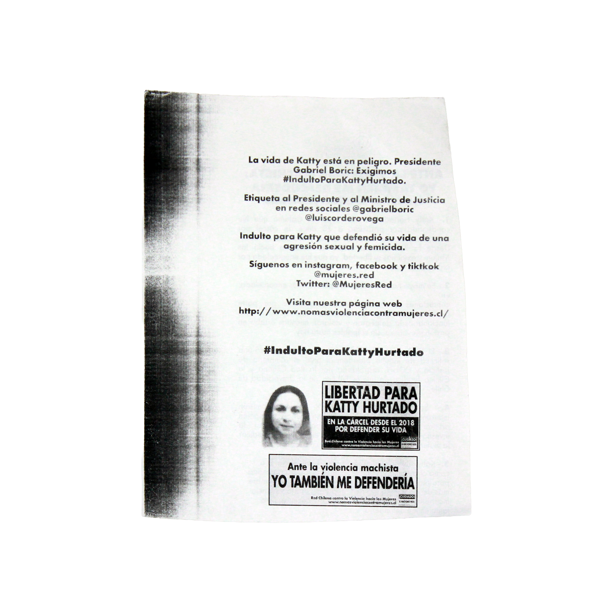 Portada de Ante la violencia machista: Yo tambien me defendería #Indultoparakathyhurtado