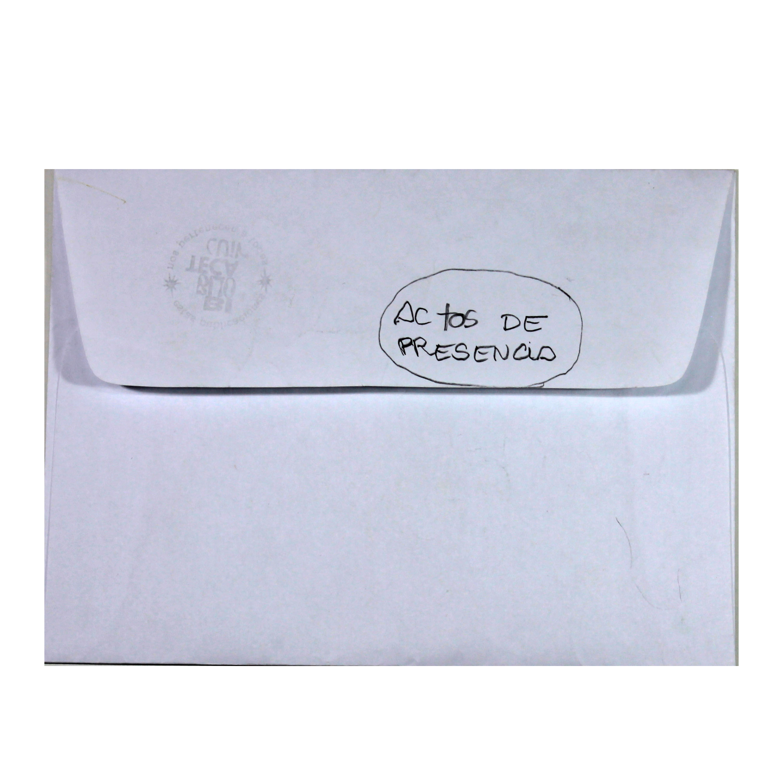 Portada de Actos de Presencia