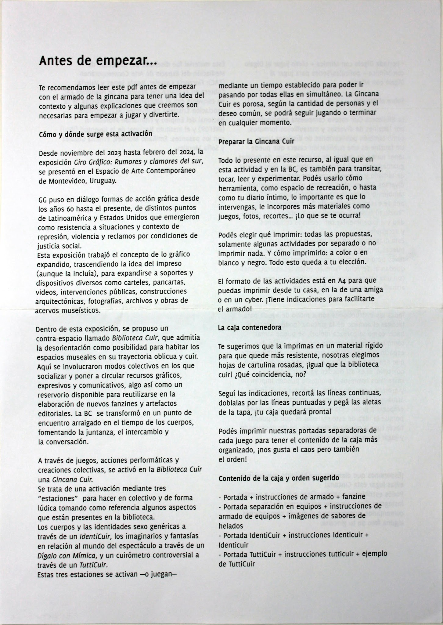 Portada de [Antes de empezar...]