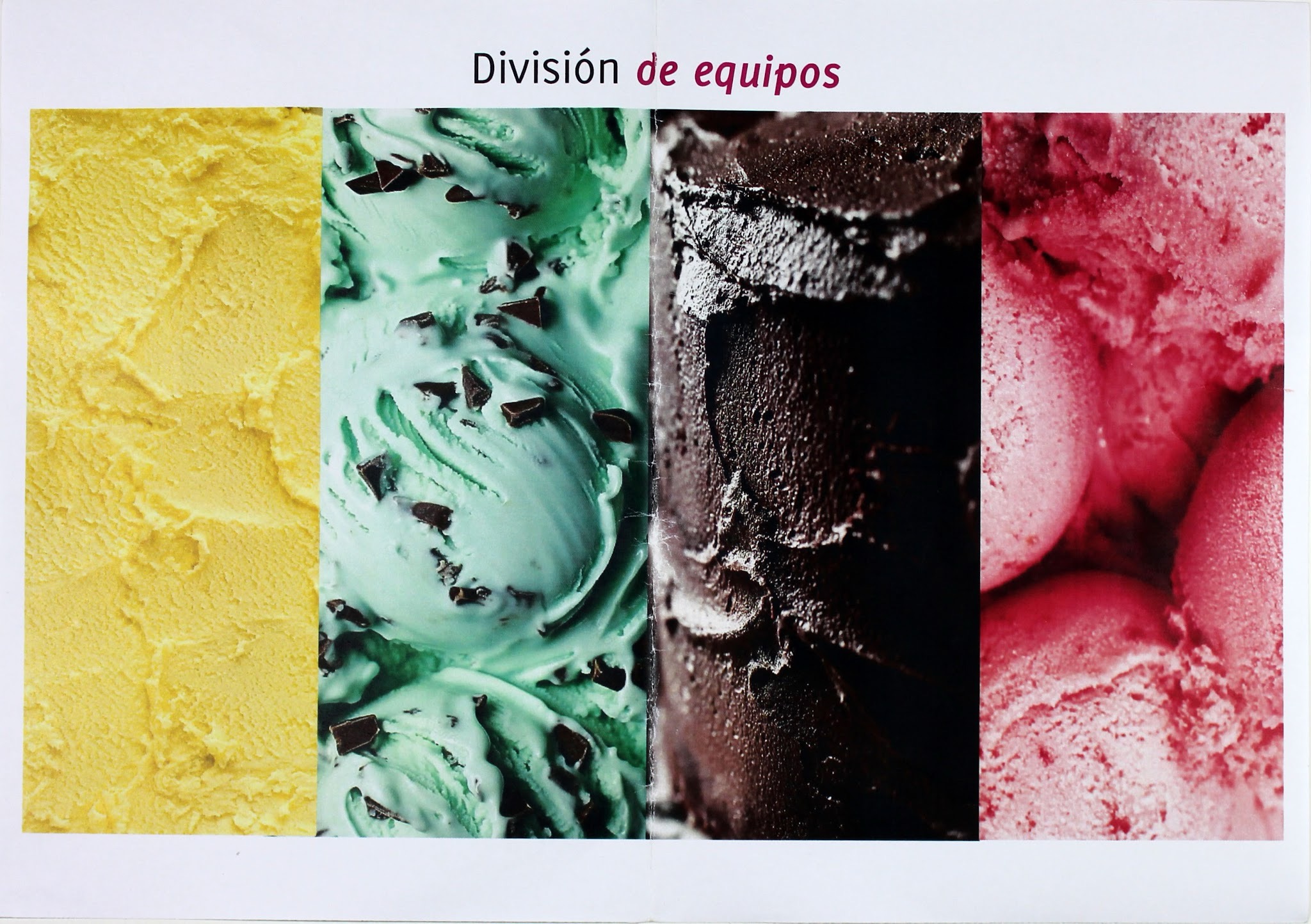 Portada de División de equipos