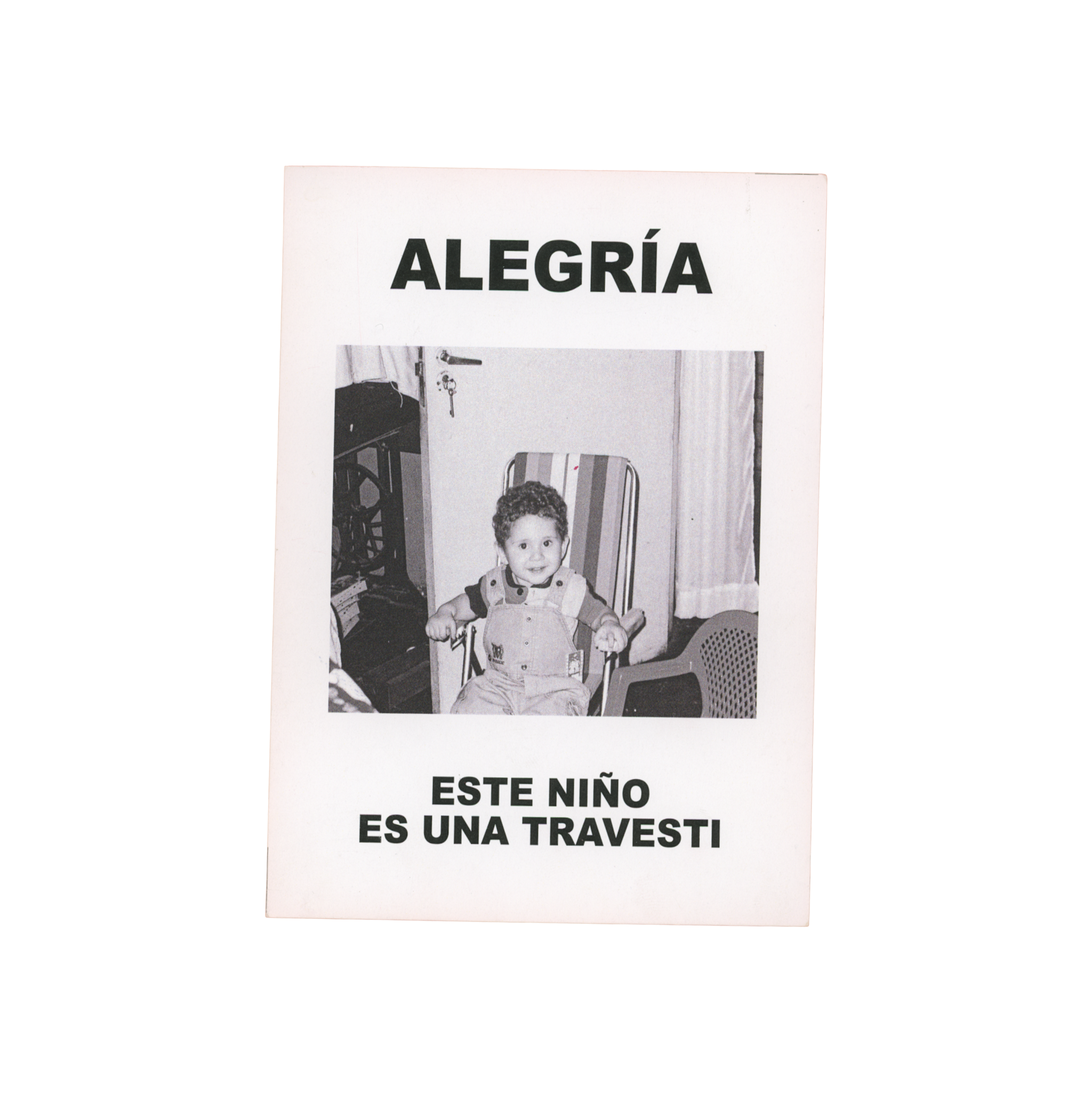 Portada de ALEGRIA ESTE NIÑO ES UNA TRAVESTI