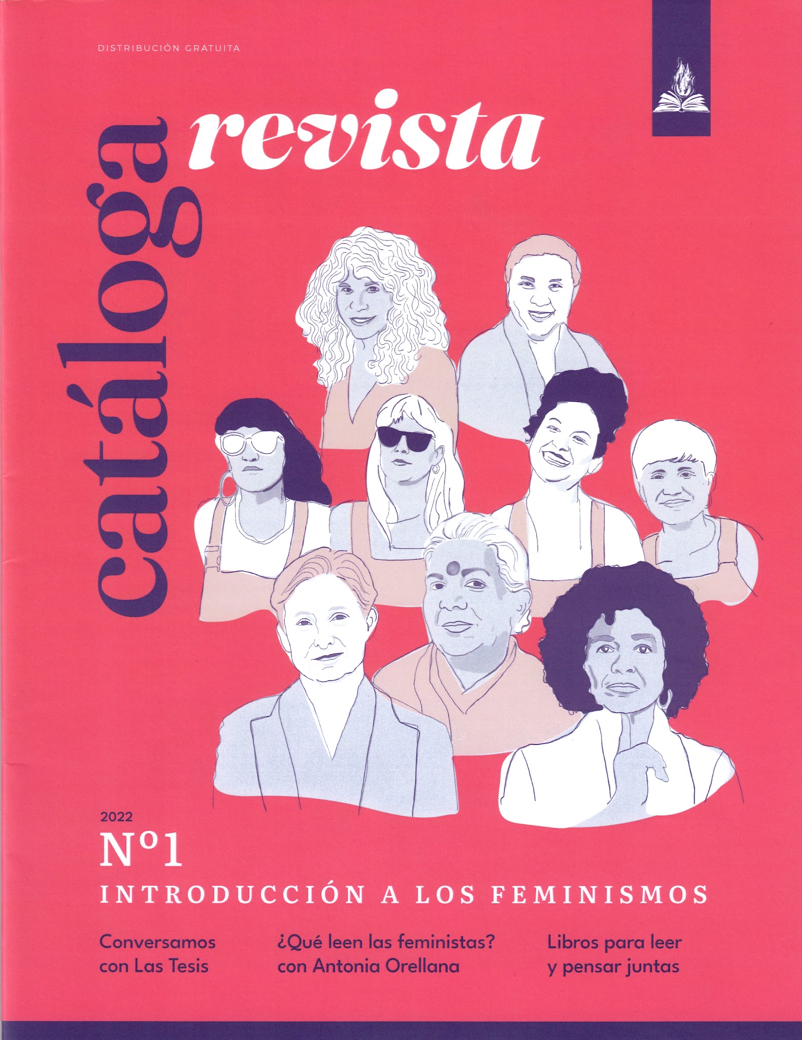 Portada de Cataloga Revista N°1: Introducción a los feminismos