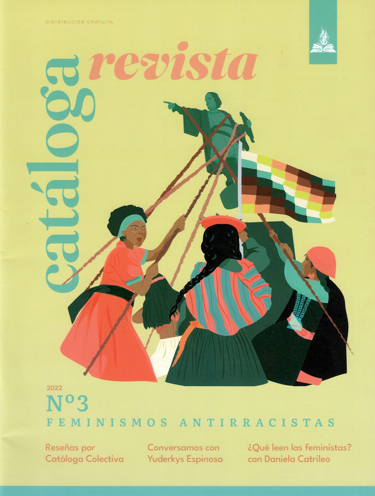 Portada de Cataloga Revista N°3: Feminismos Antirracistas