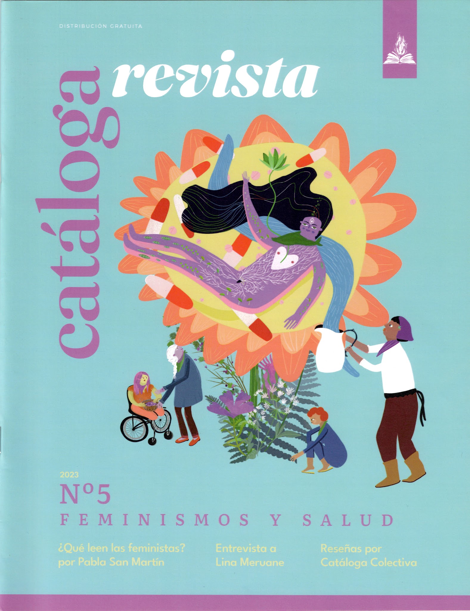 Portada de Cataloga Revista N°5: Feminismos y Salud