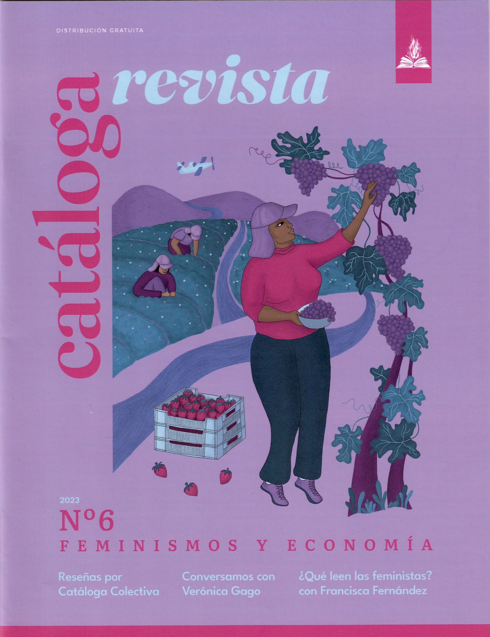Portada de Cataloga Revista N°6: Feminismos y Economía