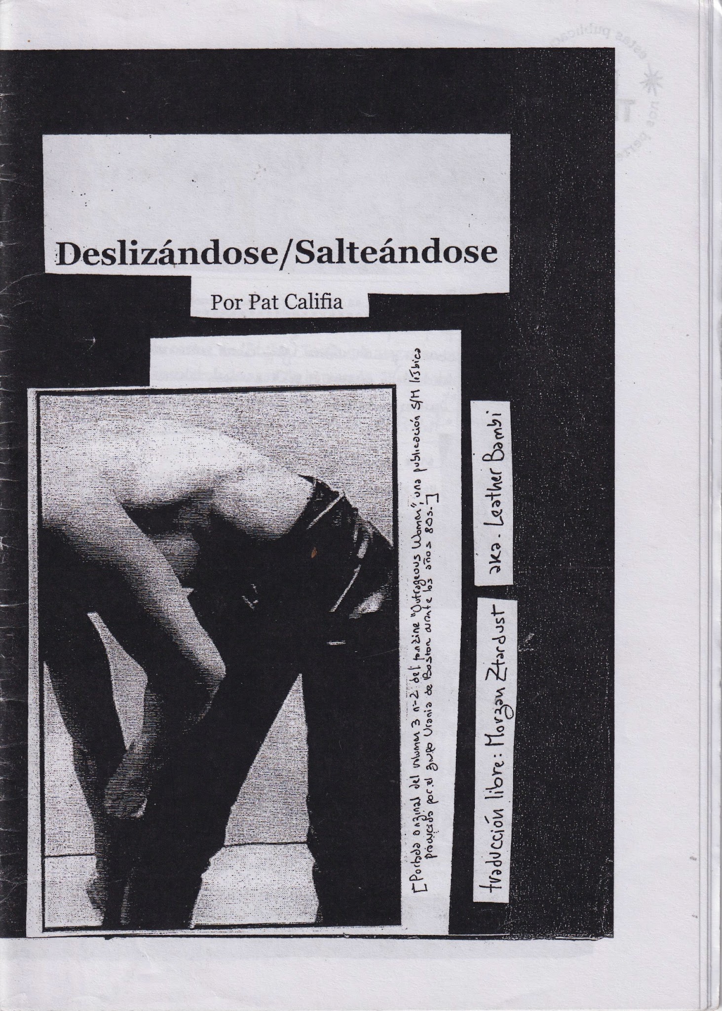 Portada de Deslizándose/Salteándose