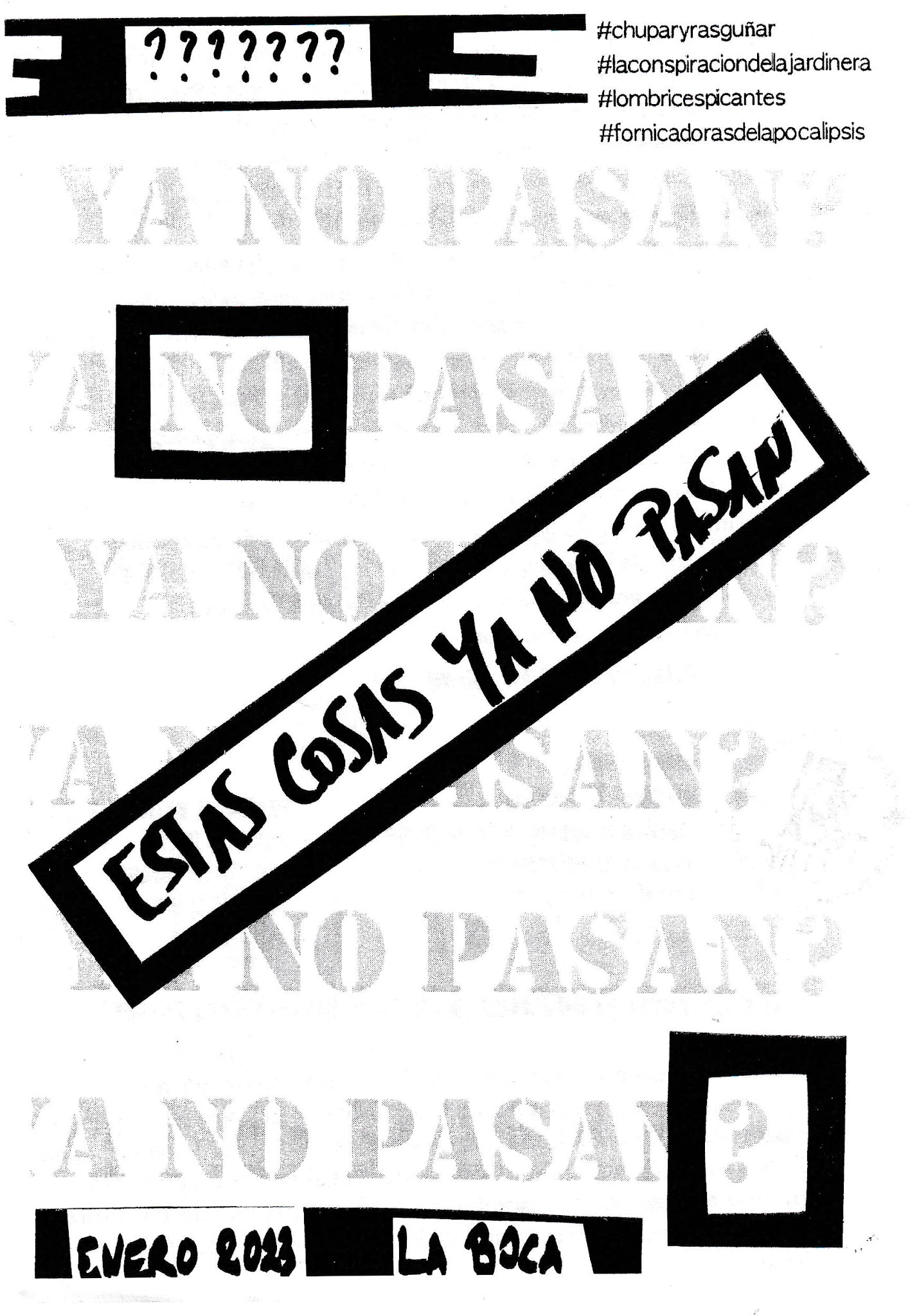 Portada de Estas cosas ya no pasan