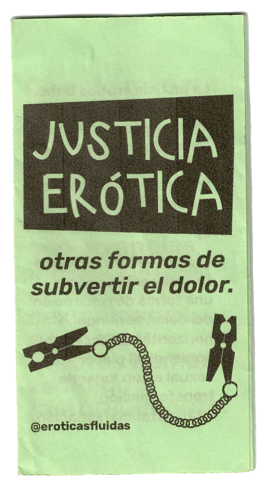 Portada de Justicia erótica: Otras formas de subvertir el dolor