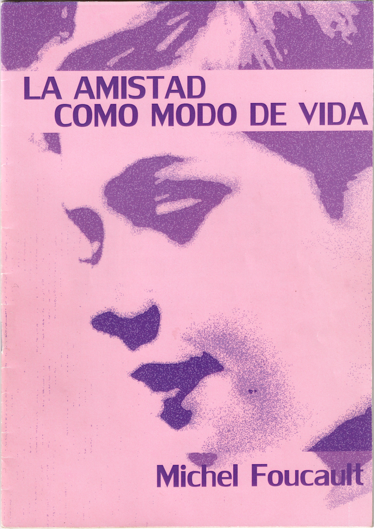 Portada de La amistad como modo de vida