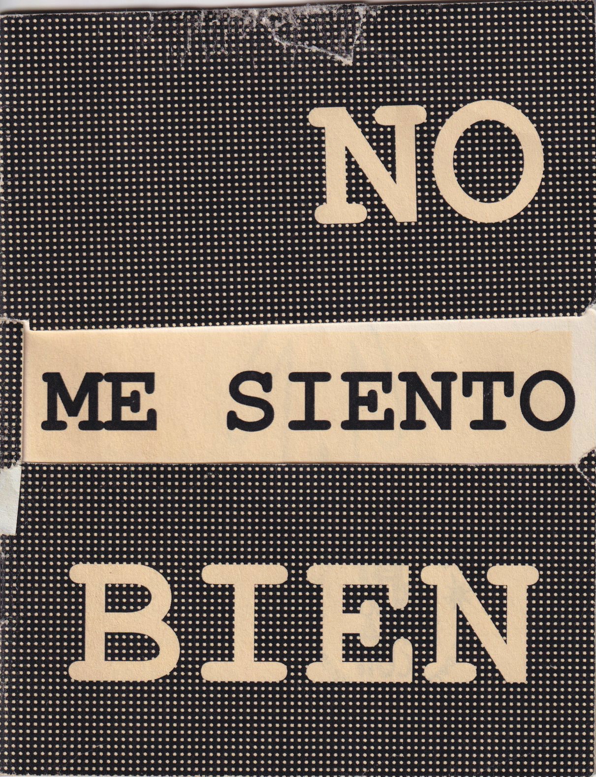 Portada de No me siento bien