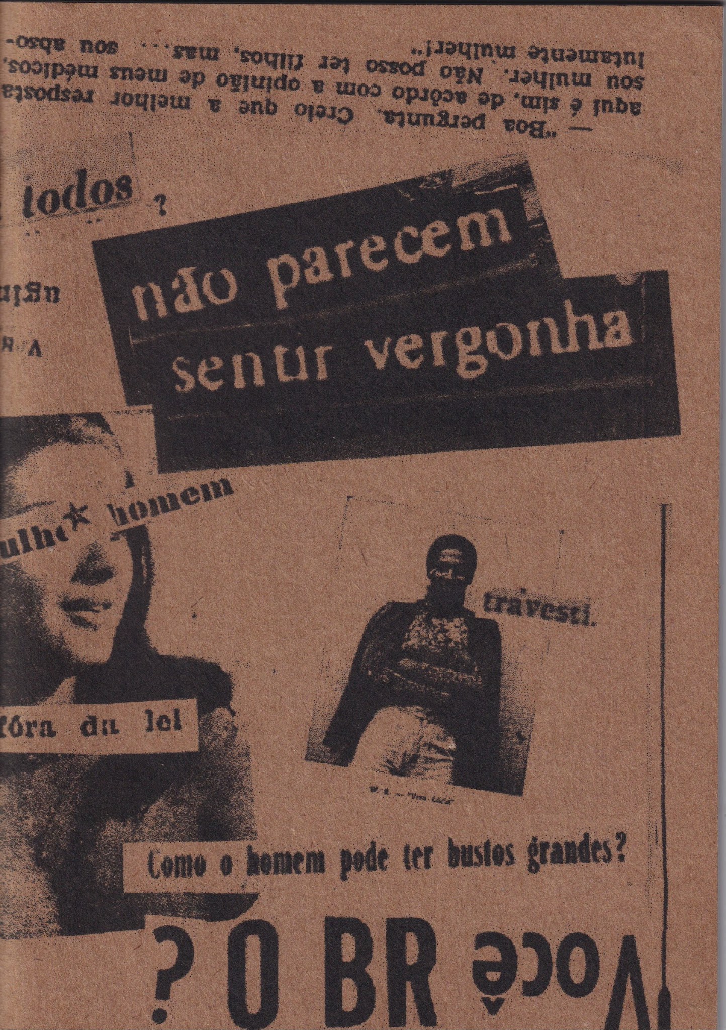 Portada de Ñao parecem sentir vergonha