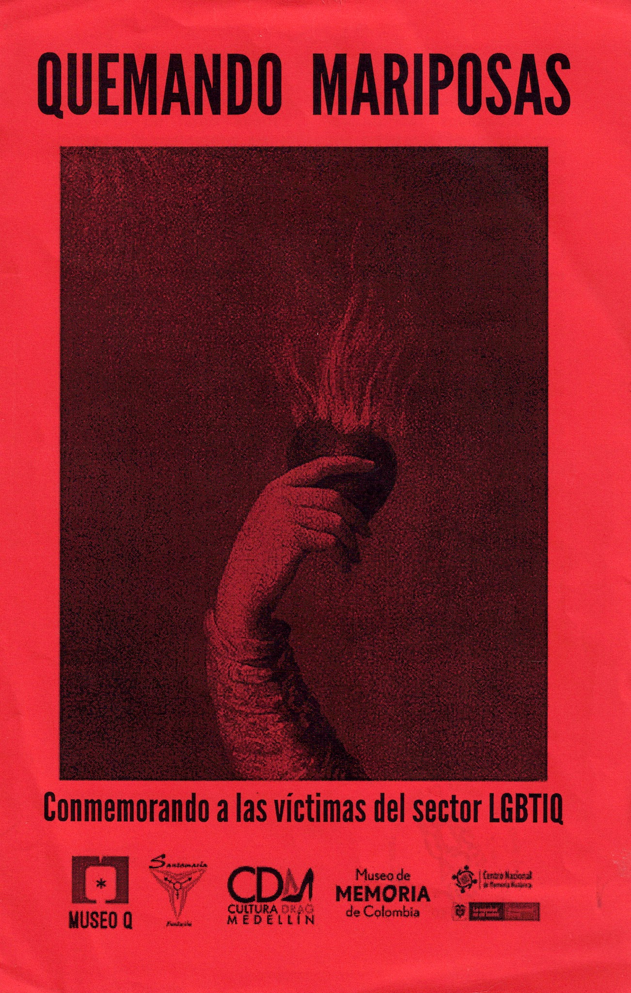 Portada de Quemando mariposas. Conmemorando a las víctimas del sector LGBTIQ
