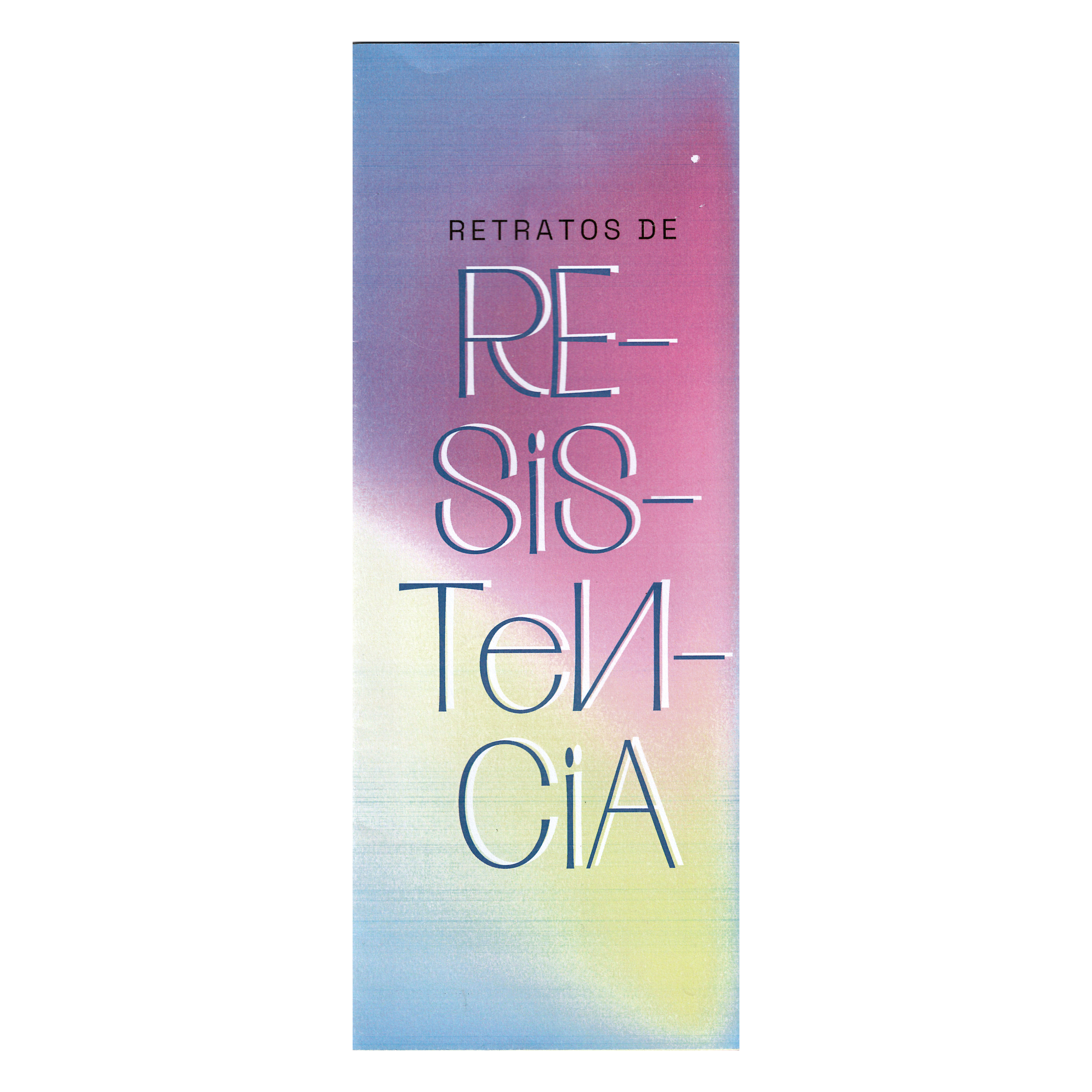 Portada de Retratos de Resistencia