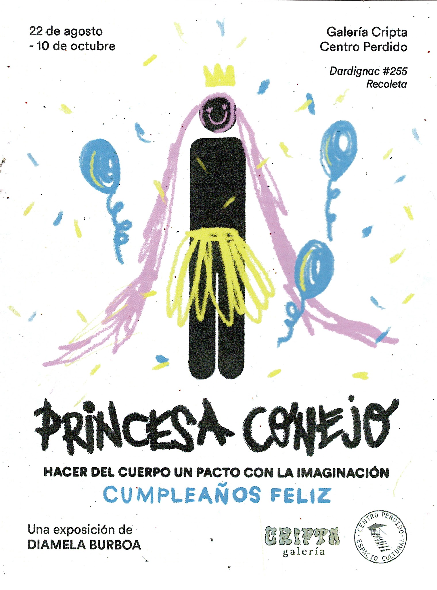 Portada de Princesa Conejo. Hacer del cuerpo un pacto con la imaginacion