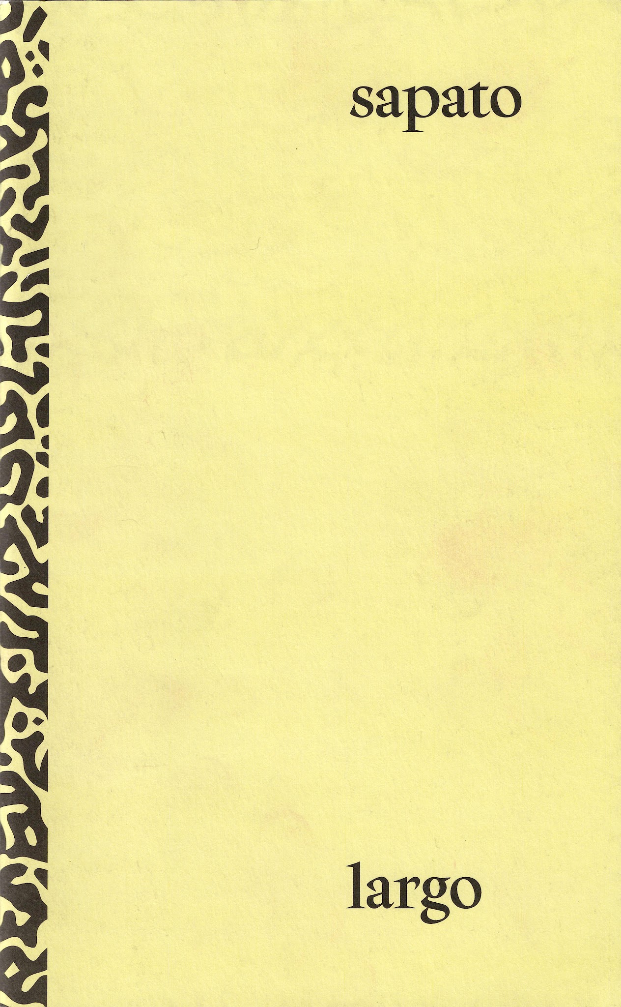 Portada de Sapato largo
