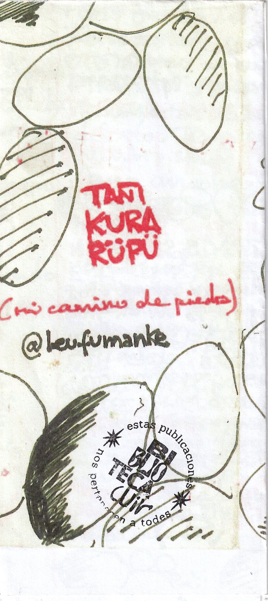 Portada de Tanti Kura Rupu. (Mi camino de piedra)