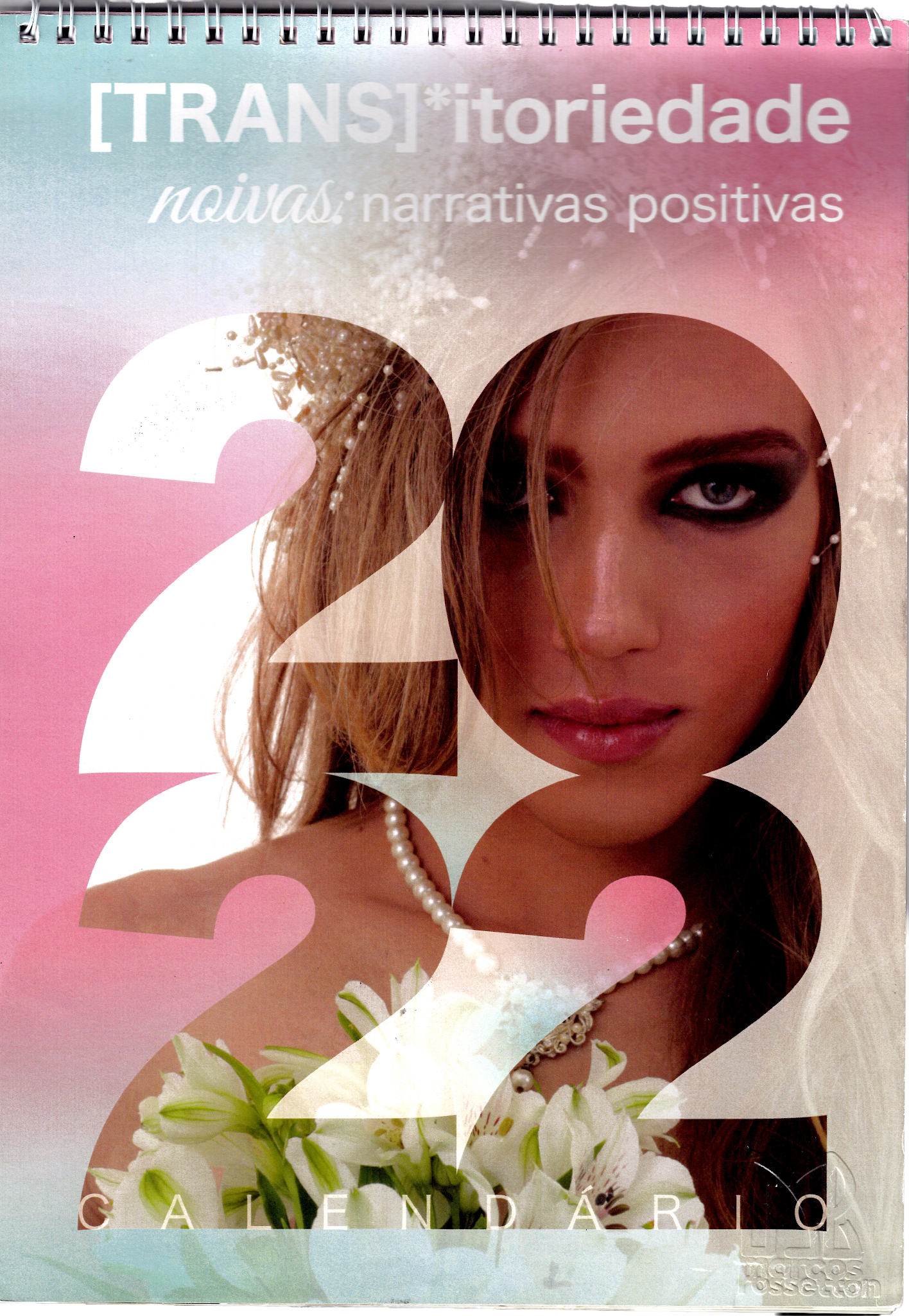 Portada de [Trans]*itoriedade. Noivas: narrativas positivas. Calendário 2022