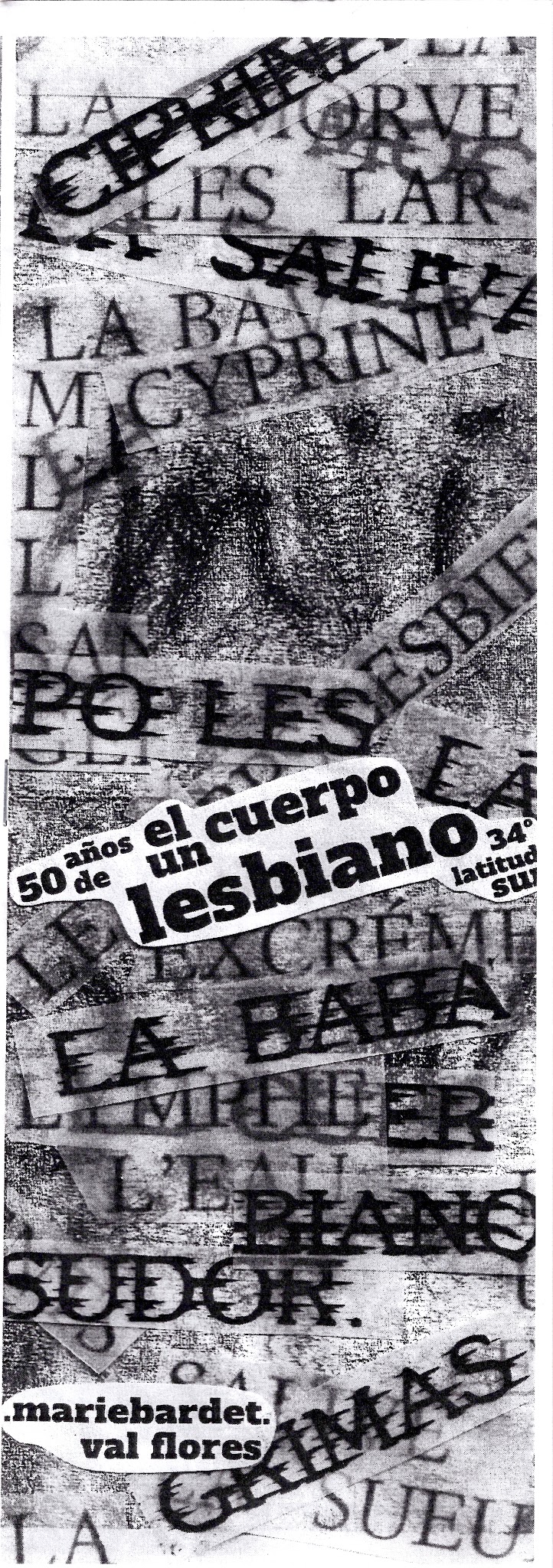 Portada de Manif(i)est° 50 años de el/un cuerpo lesbiano. 34° latitud sur