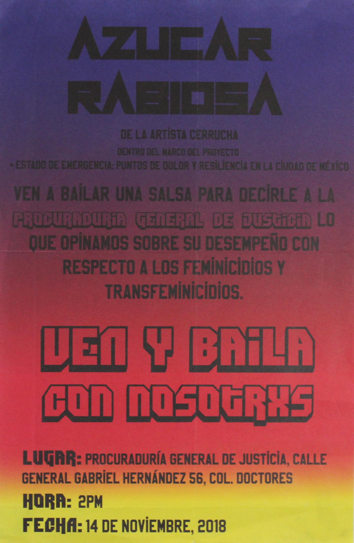 Portada de AZÚCAR RABIOSA