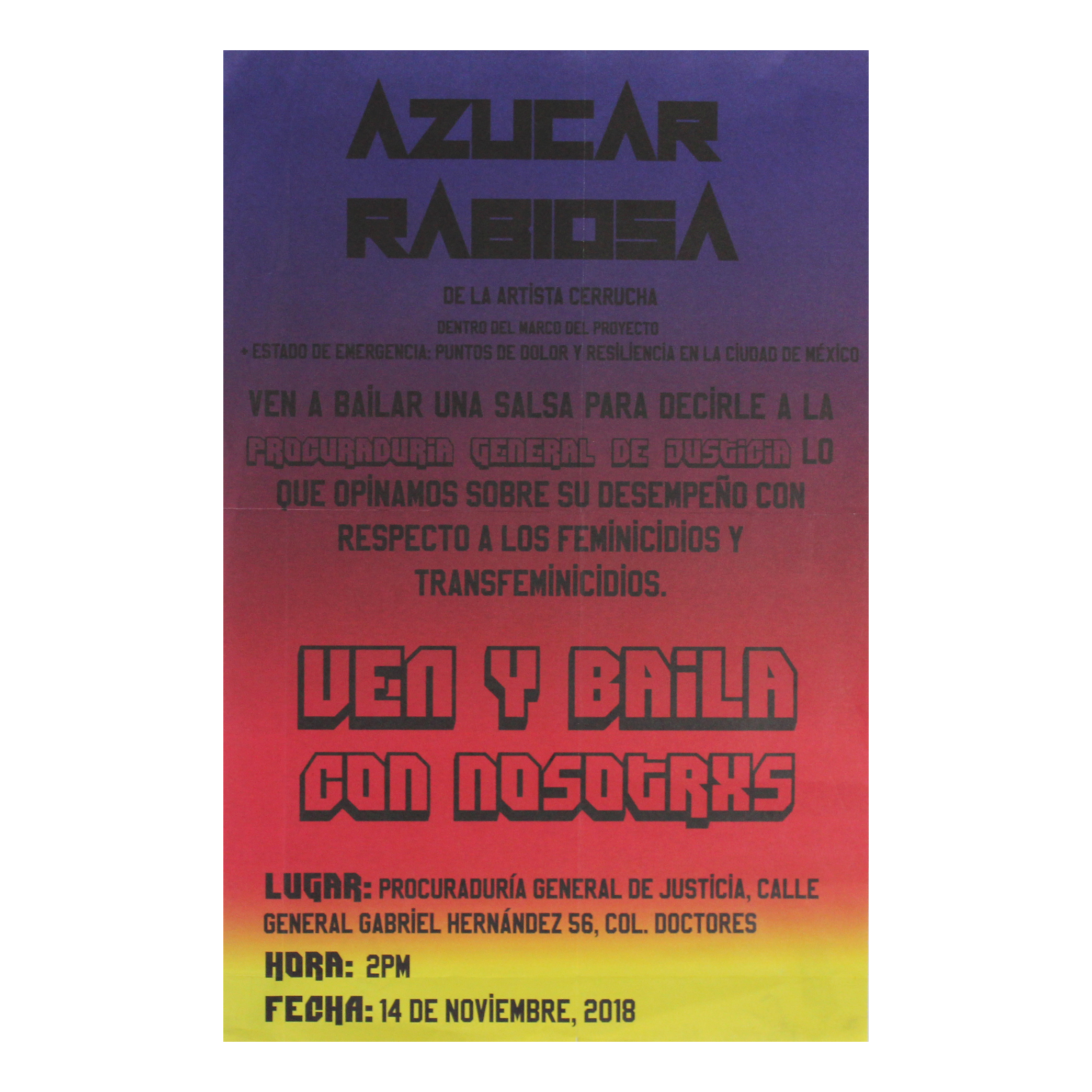 Portada de AZÚCAR RABIOSA