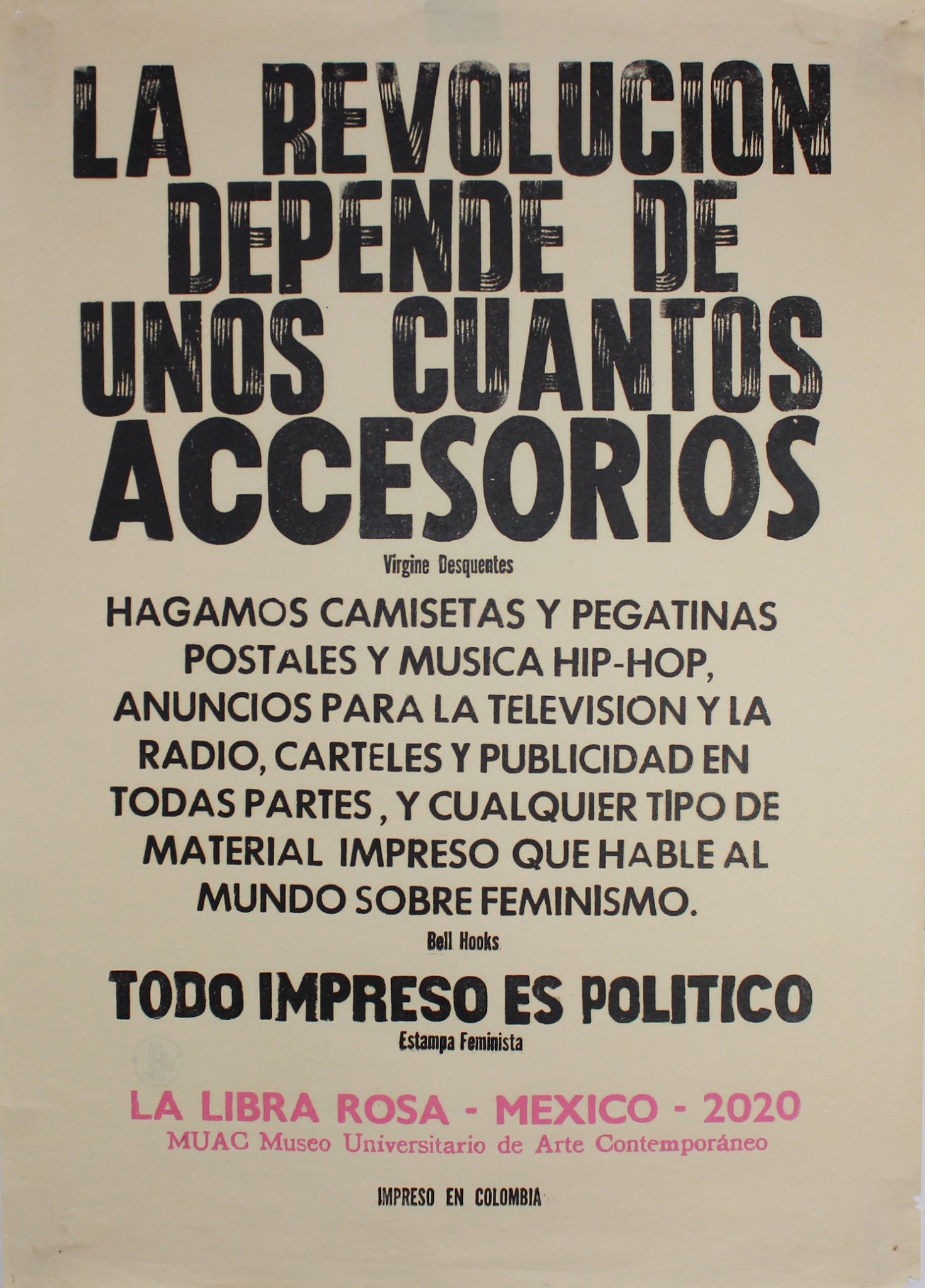 Portada de La revolución depende de unos cuantos accesorios