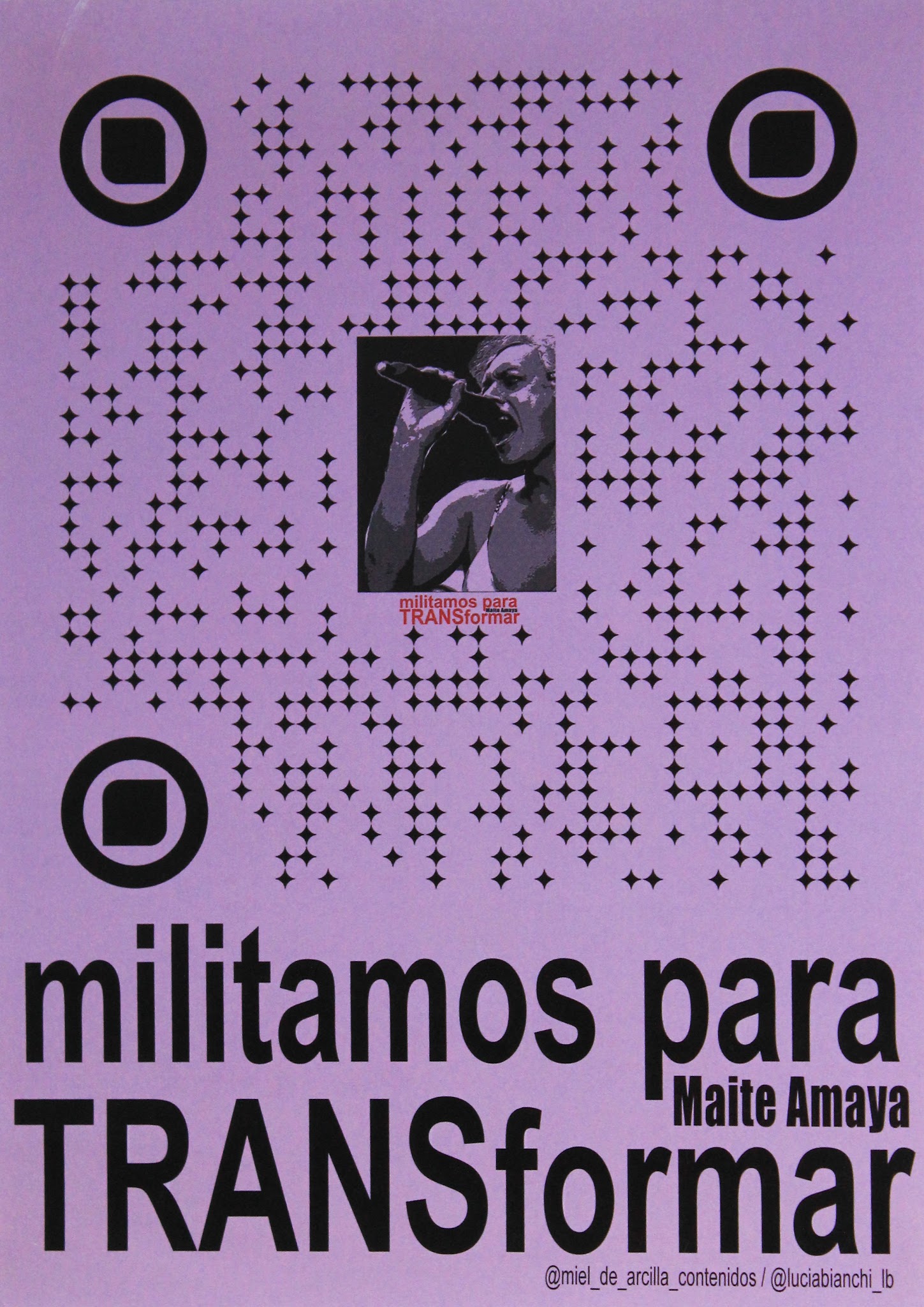 Portada de Militamos para transformar QR