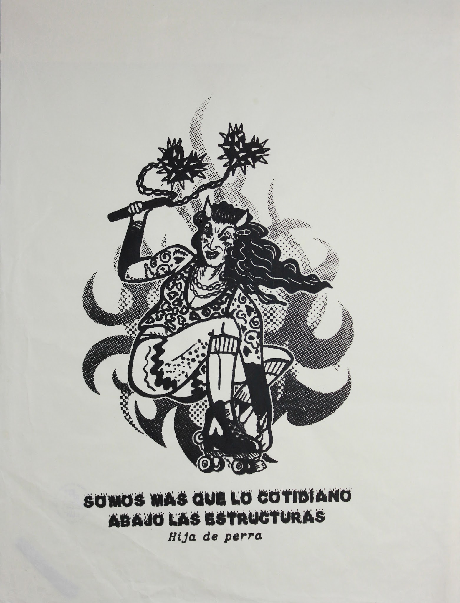 Portada de Somos más que lo cotidiano. Abajo las estructuras (hija de perra)